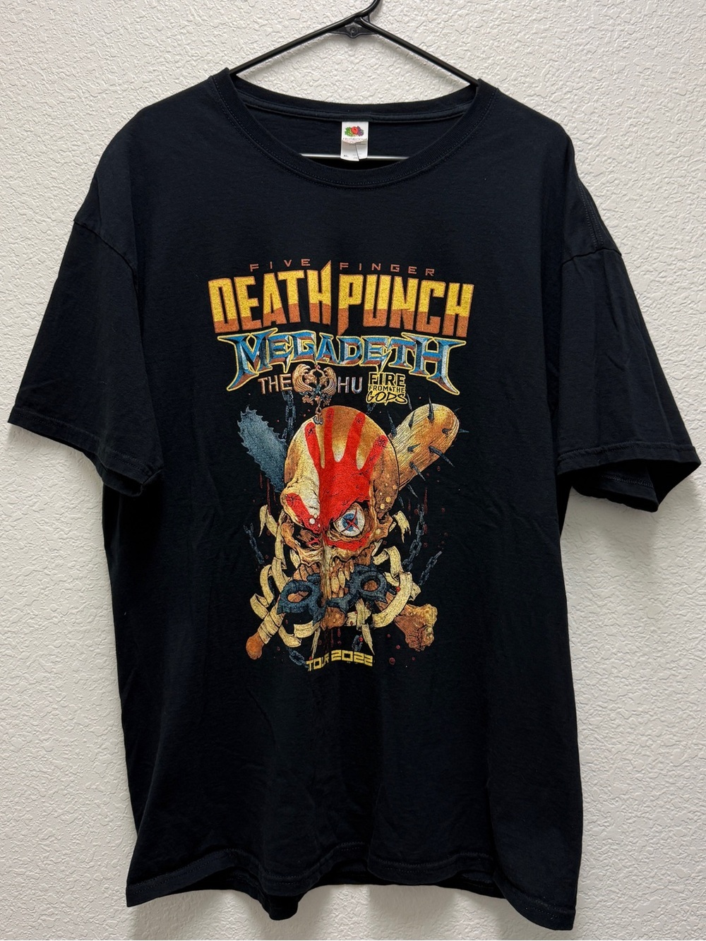 Five Finger Death Punch Megadeth Metal Festival Concert T-Shirt XL